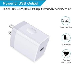 img 2 attached to USB C Wall Charger Portable Audio & Video