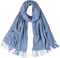 🧣 stylish and cozy: sojos plaid scarf for women - stay warm in fashionable grid pattern this winter sc329 logo