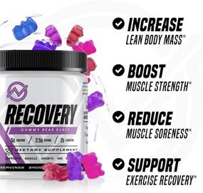 img 2 attached to 🏋️ Outwork Nutrition Recovery Supplement - Post Workout Muscle Builder &amp; Exercise Recovery Drink - Supported by Scientific Research (Gummy Bear Burst Flavor, 240 Grams)