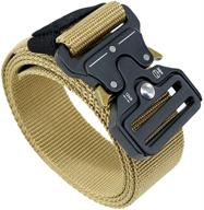 👖 heavy duty quick release camouflage men's belt accessories by hefujufang logo