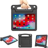 📱 2020 new 10.9" ipad air 4th generation / ipad pro 11" 2020 & 2018 case - lightweight shockproof convertible protection case with built-in handle stand - kids tablet cover (black) logo