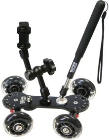 img 1 attached to SK-22 Professional Skater Dolly for 🎥 Digital SLR Cameras & Video Camcorders by Vidpro