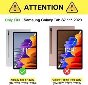 img 3 attached to 📱 【2 Pack】ProCase Galaxy Tab S7 11 Inch 2020 Tempered Glass Screen Protector (Model SM-T870/T875/T878) - Clear, High-Quality Protective Film for Screen Guard