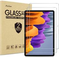📱 【2 pack】procase galaxy tab s7 11 inch 2020 tempered glass screen protector (model sm-t870/t875/t878) - clear, high-quality protective film for screen guard logo