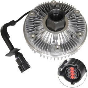 img 2 attached to YB632 Cooling Fan Clutch Electric Replacement for 2003-2007 Ford F250 F350 F450 F550 6.0L Diesel V8, F650 F750 Turbo (3262 Model)