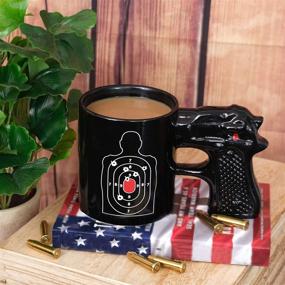 img 1 attached to Sharpshot Gun Coffee Mug: Enhance Your Target Practice with Each Sip!