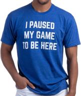 paused funny gaming player t shirt logo