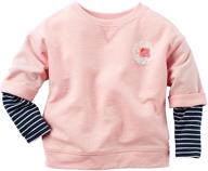 👕 carter's baby girls' knit fashion top 235g472: stylish and comfortable choice for your little fashionista logo