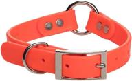 mendota durasoft collar orange 22 inch logo