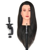 💇 enhance cosmetology skills with bellrino 24" cosmetology mannequin manikin training head - emma, complete with real human hair and sturdy table clamp holder logo