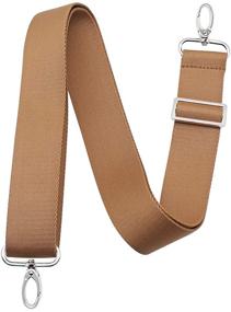 img 3 attached to Purse Strap Shoulder Strap Replacement Adjustable Belt Guitar Style Canvas Cross Body Hand Bag Strap