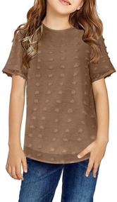 img 4 attached to 👚 Sidefeel Chiffon Blouse - Casual Lantern Girls' Clothing in Tops, Tees, and Blouses