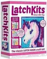 🦄 playmonster latchkits – unicorn latch hook kit – easy-to-learn craft project – no sewing or cutting – suitable for children ages 6 and up logo
