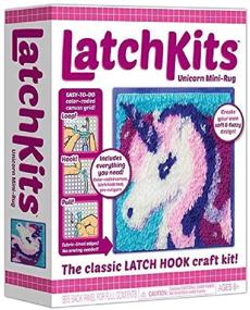img 4 attached to 🦄 PlayMonster LatchKits – Unicorn Latch Hook Kit – Easy-to-Learn Craft Project – No Sewing Or Cutting – Suitable for Children Ages 6 and Up