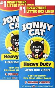img 1 attached to JONNY CAT Litter Liners Family