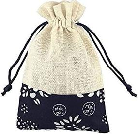 img 1 attached to KUPOO Drawstring Jewelry Pouches Wedding Gift Wrapping Supplies