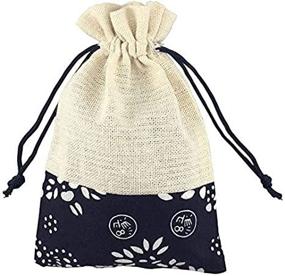 img 4 attached to KUPOO Drawstring Jewelry Pouches Wedding Gift Wrapping Supplies