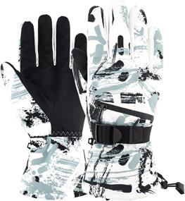 img 4 attached to ❄️ Extreme Cold Weather Ski Gloves: Waterproof, -30°F, Touch Screen Snowboard Gloves for Men, Women, Girls, Boys, and Youth