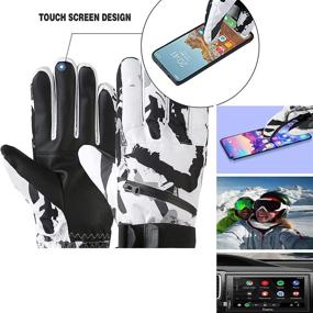 img 2 attached to ❄️ Extreme Cold Weather Ski Gloves: Waterproof, -30°F, Touch Screen Snowboard Gloves for Men, Women, Girls, Boys, and Youth