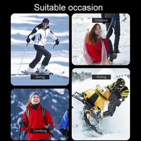 img 1 attached to ❄️ Extreme Cold Weather Ski Gloves: Waterproof, -30°F, Touch Screen Snowboard Gloves for Men, Women, Girls, Boys, and Youth