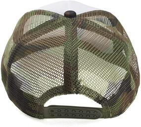 img 3 attached to TOPTIE Curved Trucker Snapback: Stylish Adjustable Green Hat for Boys' Accessories