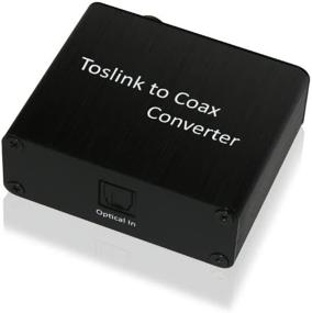 img 4 attached to Xtrempro Toslink Optical to Coax Coaxial Digital Audio Converter - Black (65040) - Dolby Digital & DTS 5.1 Support, Multiple Sampling Rates (44.1Khz, 48Khz, 96Khz, 192Khz)