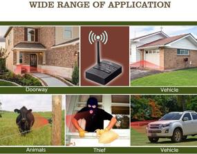 img 3 attached to Wireless Solar Driveway Alarm System - Long Range Outdoor Motion Sensor & Detector, Weather Resistant - Monitor and Protect Your Driveway with Wireless Alarms