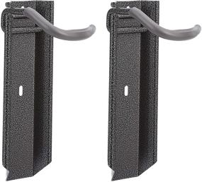 img 4 attached to 🚴 Steel Bike Hanger Hook - Hammertone Grey, 2-Pack by Amazon Basics