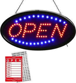 img 4 attached to 🔦 Electric 18 - 9x9 - 84 Inch Flashing Business Advertisement