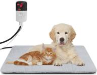 shu ufanro pet heating pad: waterproof electric heated pad for dogs cats - ideal for whelping box, pregnant dogs, pet bed & house logo