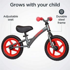 img 1 attached to Schwinn Balance Bikes for Toddlers with 🚲 12-Inch Wheels: Beginner Rider Training in Multiple Colors