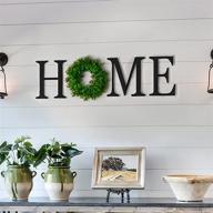 🏡 shapestack wooden letters home with wreath: add charm to your living space логотип