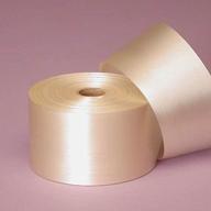 🎀 ivory embossed polyester satin ribbon, 2.75 inches x 100 yards logo