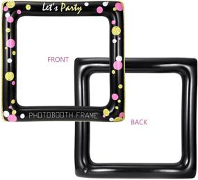 img 2 attached to 📸 Inflatable Photo Booth Props Frame - BESTOYARD Selfie Picture Frame Party Supplies for Birthday, Bridal Shower, Baby Shower, Wedding Celebration