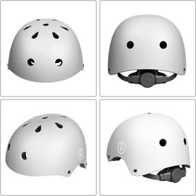 img 1 attached to 🛴 Adjustable Adult Skateboard Helmet - Multi-Sports Protection for Skating, Cycling, Scooter, Skateboarding, Rollerblading, Inline Skating