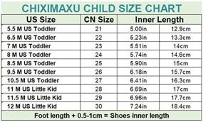 img 1 attached to 👑 Chiximaxu Flower Ballerina Princess Toddler Girls' Flat Shoes