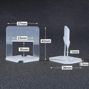 img 3 attached to 🔧 Система выравнивания плитки - 400 клипс (1/32 дюйма или 1 мм)