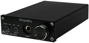 img 3 attached to 🎧 Dilvpoetry X6 Pro HiFi DAC Headphone Amplifiers with Portable Stereo Audio Digital Amplifier USB/Coaxial/Optical 24Bit/192kHz Decoder Amp - Black