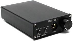 img 4 attached to 🎧 Dilvpoetry X6 Pro HiFi DAC Headphone Amplifiers with Portable Stereo Audio Digital Amplifier USB/Coaxial/Optical 24Bit/192kHz Decoder Amp - Black