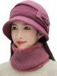 scarf womens beanie knitted outdoor logo