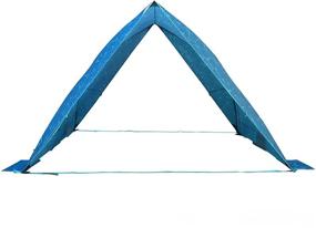 img 1 attached to 🏖️ Lightspeed Outdoors A Shade Beach Tent: Extra Large Adjustable Beach Shelter – Ultimate Sun Protection