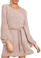 hapcope womens sleeve chenille sweater women's clothing logo