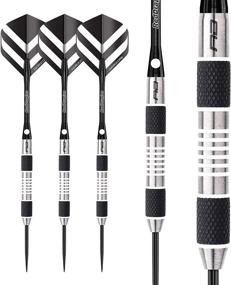 img 4 attached to 🎯 Red Dragon Chevron Tungsten Steel Darts Set with Flights, Shafts, Wallet &amp; Checkout Card - Enhanced SEO