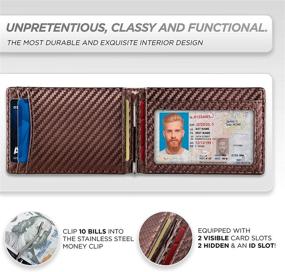 img 1 attached to 🧔 Captain SUAVELL Men's Accessories Minimalist Wallets