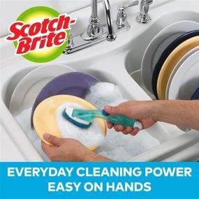 img 2 attached to 🧽 Scotch-Brite Non-Scratch Dishwand - Mess-Free, Hand-Friendly Solution, Individually Packed