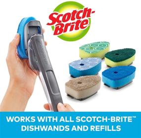 img 1 attached to 🧽 Scotch-Brite Non-Scratch Dishwand - Mess-Free, Hand-Friendly Solution, Individually Packed