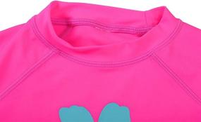 img 1 attached to 🌺 Stylish Dayu Girls' Flower Long Sleeve Rashguard: Trendy and Protective Swimwear