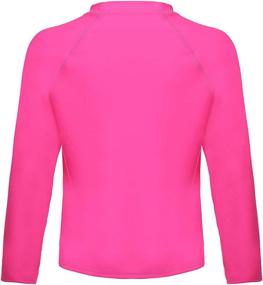 img 3 attached to 🌺 Stylish Dayu Girls' Flower Long Sleeve Rashguard: Trendy and Protective Swimwear