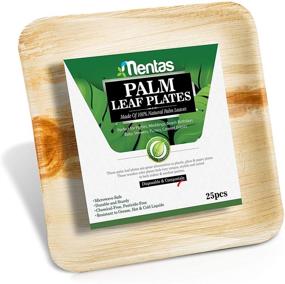 img 2 attached to Mentas Premium Palm Leaf Plates