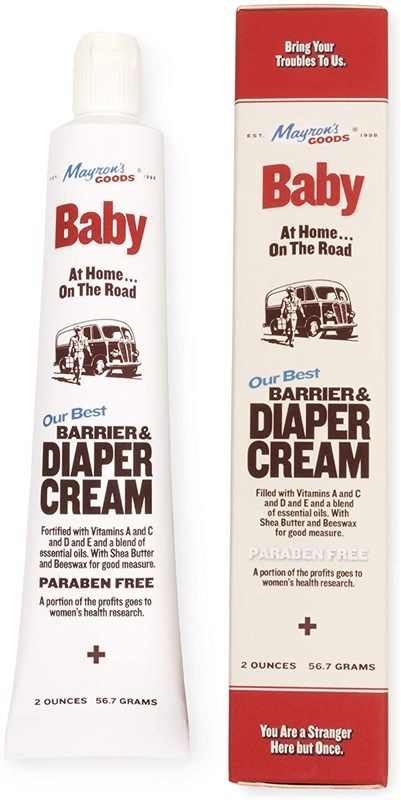 mayrons goods barrier diaper cream 로고